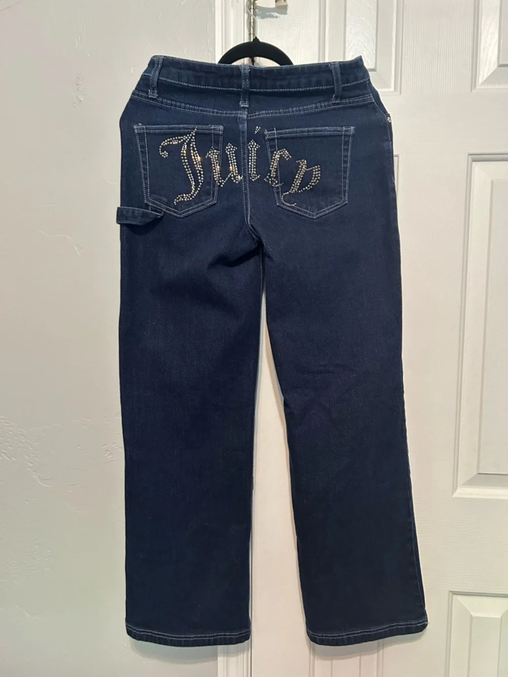 Juicy Couture Dark Indigo Wide-Leg Jeans - Picture 3 of 4